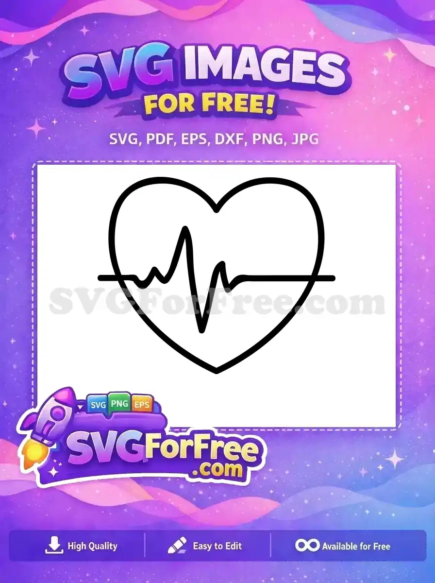 Free Heartbeat Pulse Free Lifeline Medical Free SVG