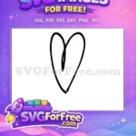 Free Category One Free Heart Shape One Free SVG - Instant Download