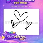 Free Love Heart Free Simple Category 1 Free SVG - Instant Download
