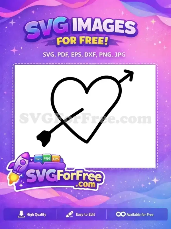 Free Heart Design Free Love Symbol Valentine Free SVG 1
