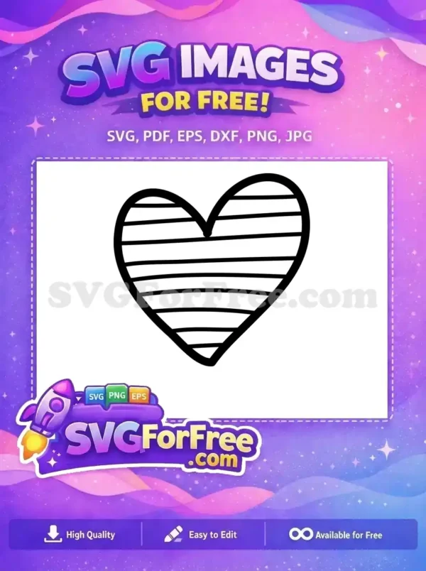 Free Heart Design Free Category 1 Heart Free SVG 1