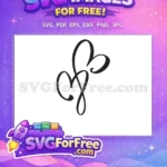 Free Interlocking Hearts Free Elegant Swirls Wedding Free SVG - Instant Download