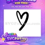 Free Heart Design Free Valentine Heart Category 1 Free SVG 1 - Instant Download