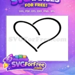 Free Heart Design Free Vector Love Valentine Free SVG - Instant Download