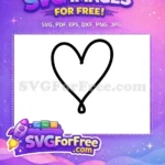 Free Heart Design Free Love 1 Free SVG - Instant Download