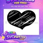 Free Heart Outline Free Minimalist Style Category 1 Free SVG - Instant Download