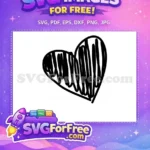 Free Heart Design Free Valentine Heart Category 1 Free SVG 2 - Instant Download