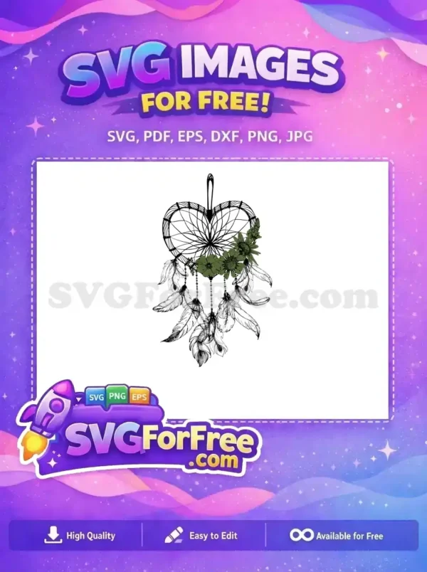 Free Olive Flowers Free Floral Bouquet Heart Free SVG