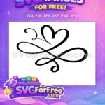 Free Simple Heart Free Valentine Heart Design Free SVG - Instant Download