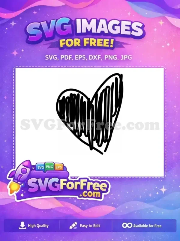 Free Simple Heart Free Minimalist Love Valentines Free SVG