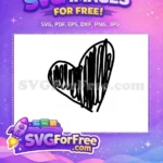 Free Heart Design Free Love Heart Valentine Free SVG 13 - Instant Download