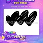 Free Heart Design Free Love Heart Valentine Free SVG 15 - Instant Download