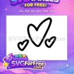 Free Simple Heart Free Minimalist Design Love Free SVG - Instant Download