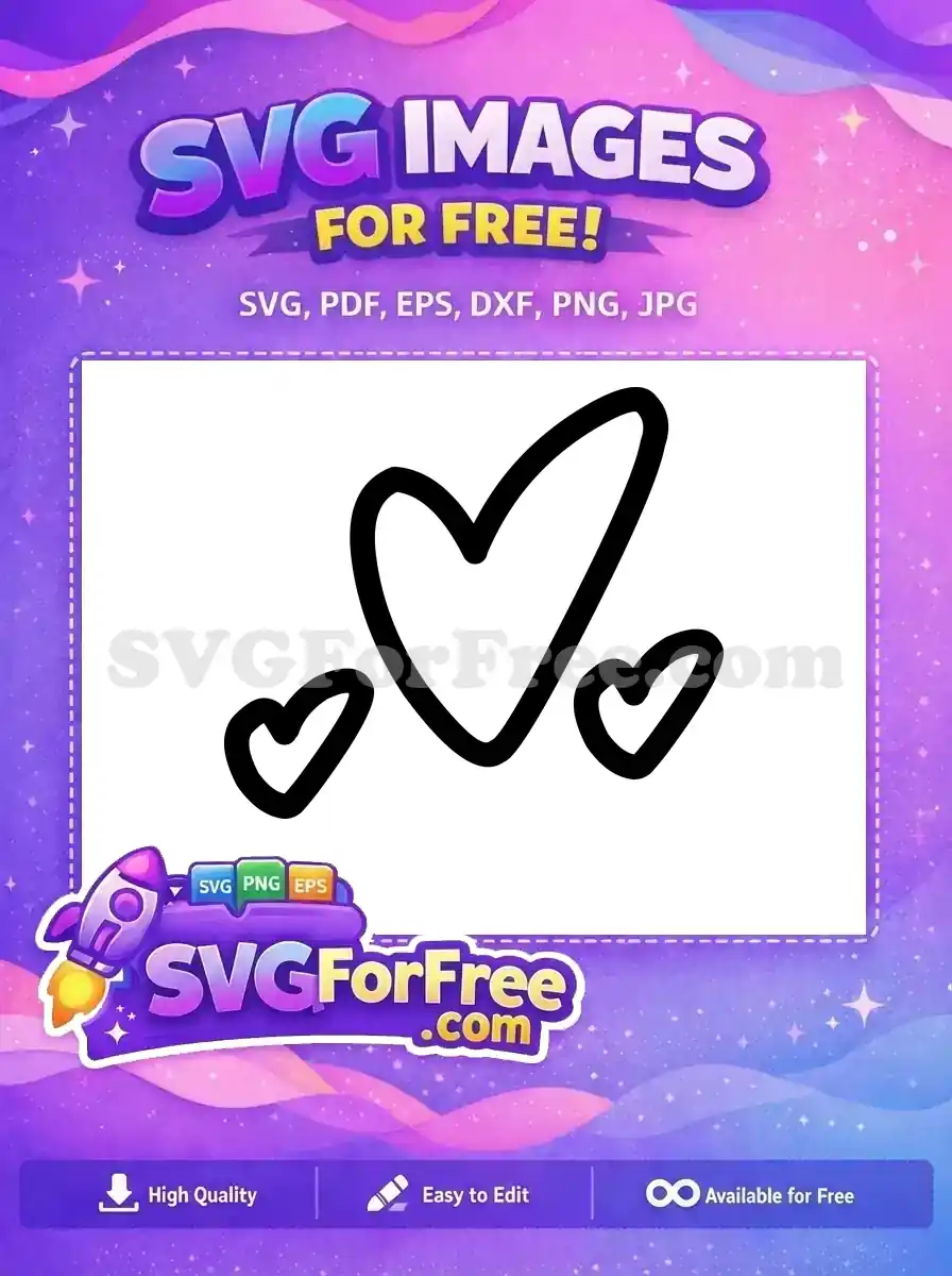 Free Simple Heart Free Minimalist Design Love Free SVG