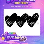 Free Love Heart Free Valentines Day Category 1 Free SVG - Instant Download