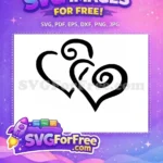 Free Heart Design Free Simple Heart 1 Free SVG - Instant Download
