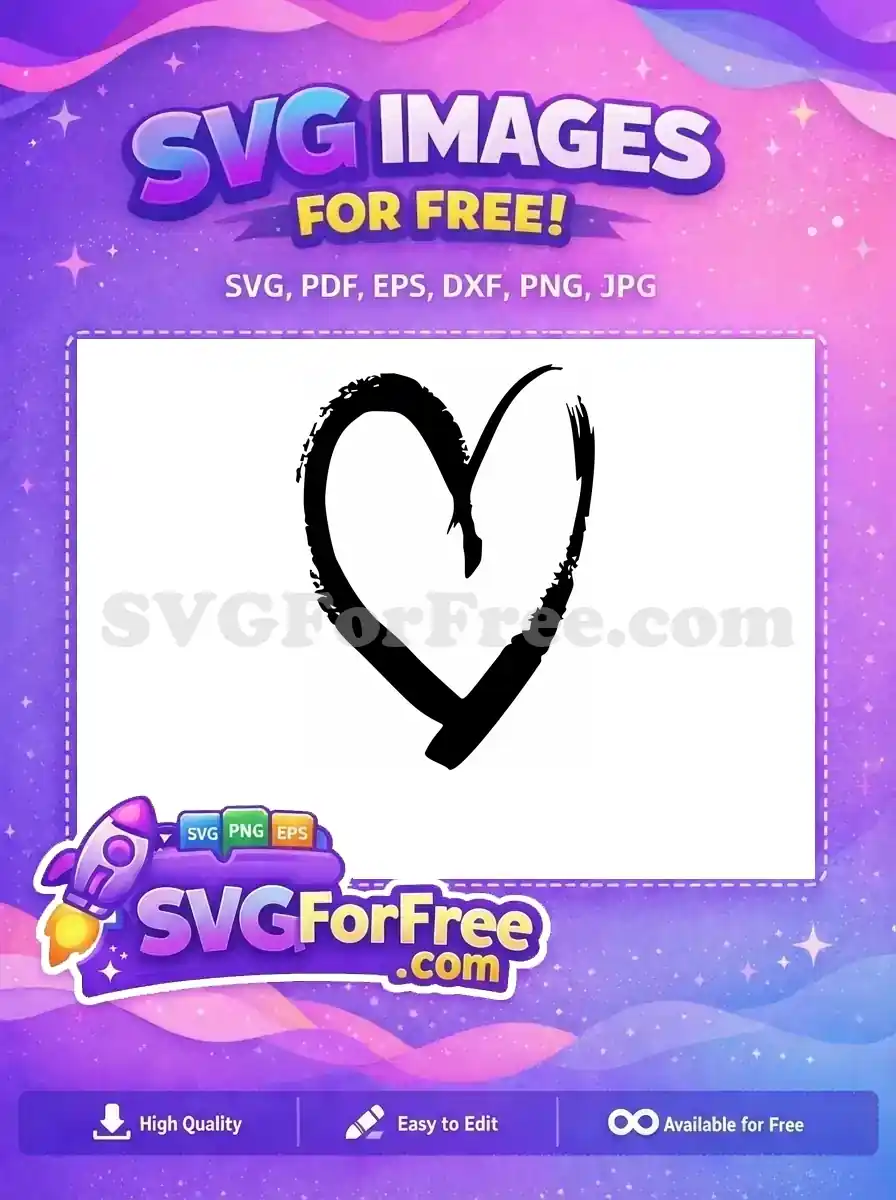 Free Heart Design Free Love Heart Valentines Free SVG 7