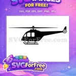 Free Detailed Blades Free Helicopter Silhouette Movie Free SVG - Instant Download