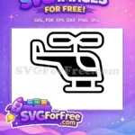Free Detailed Blades Free Military Design Helicopter Free SVG 2 - Instant Download