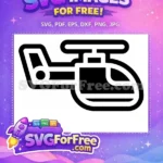 Free Detailed Blades Free Tail Rotor Helicopter Free SVG 4 - Instant Download