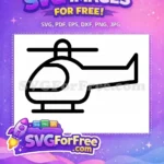 Free Detailed Blades Free Tail Rotor Helicopter Free SVG 8 - Instant Download