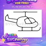 Free Airplane View Free Helicopter Design Transportation Free SVG - Instant Download