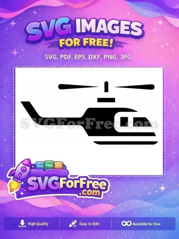 Free Military Detail Free Army Helicopter Free SVG 1