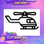 Free Detailed Blades Free Military Coloring Helicopter Free SVG - Instant Download