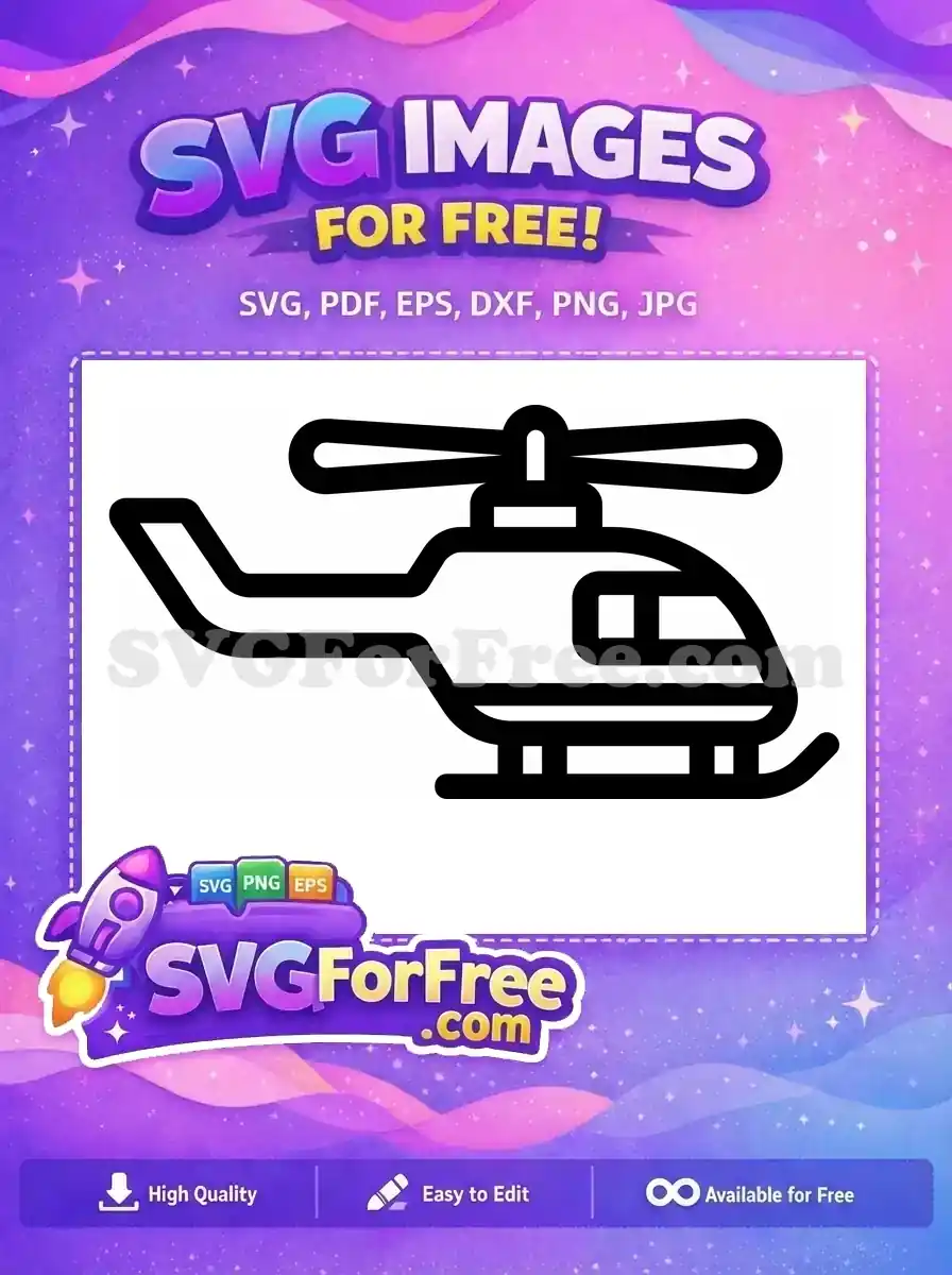 Free Detailed Blades Free Military Coloring Helicopter Free SVG