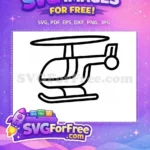 Free Military Detail Free Realistic Blades Helicopter Free SVG - Instant Download