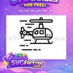 Free Black Helicopter Free Speed Lines Animated Free SVG - Instant Download