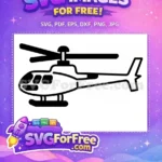 Free Military Detail Free Transport Helicopter Free SVG - Instant Download