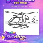 Free Military Detail Free Vehicle Helicopter Free SVG 1 - Instant Download