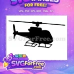 Free Detailed Blades Free Tail Rotor Helicopter Free SVG 12 - Instant Download