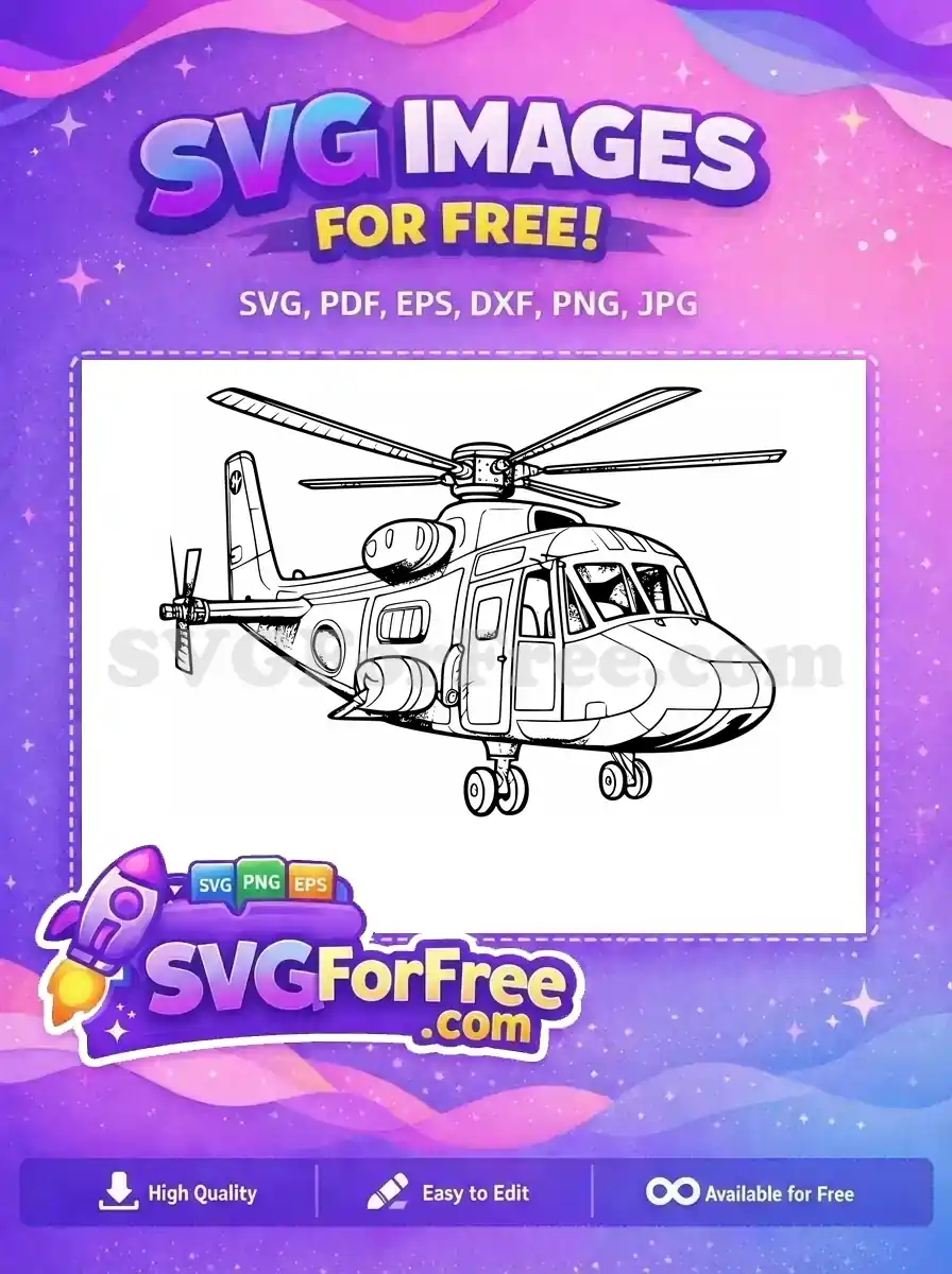 Free Military Helicopter Free Silhouette War Free SVG