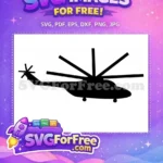 Free Military Helicopter Free Army Vehicle Free SVG - Instant Download