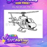 Free Detailed Blades Free Military Design Helicopter Free SVG 10 - Instant Download