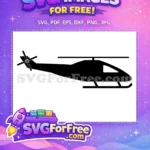 Free Simple Silhouette Free Helicopter Ride Free SVG - Instant Download
