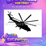 Free Detailed Blades Free Military Design Helicopter Free SVG 12 - Instant Download