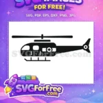 Free Medical Helicopter Free Emergency Symbol Helicopter Free SVG - Instant Download