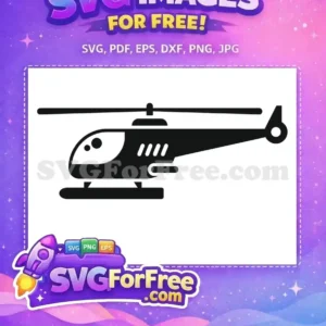 Free Black Helicopter Free Detailed Silhouette Helicopter Free SVG