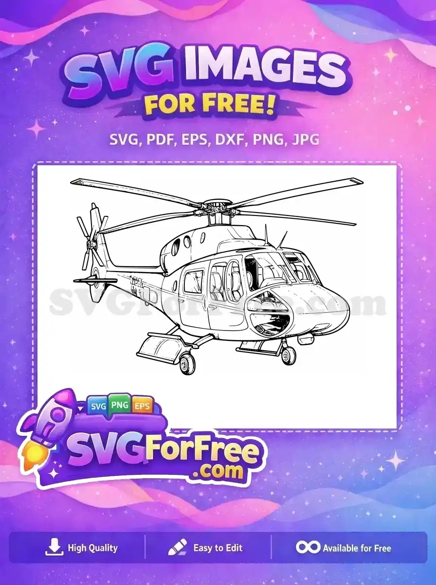 Free Detailed Blades Free Propellers Helicopter Free SVG 2