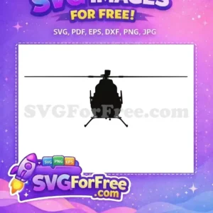 Free Black Helicopter Free Silhouette Military Free SVG