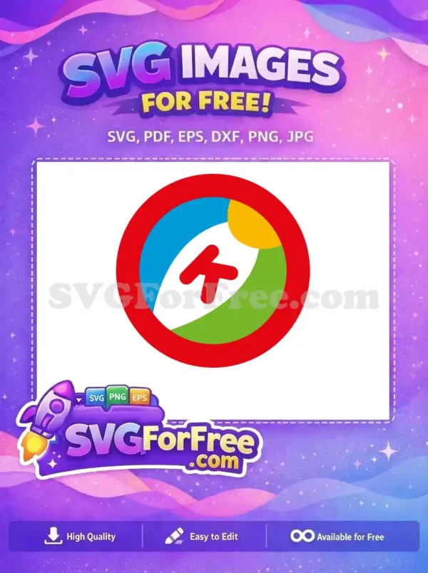 Free Circle Red Arrow Free Blue Yellow Green Free SVG
