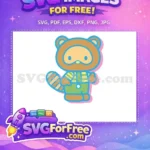 Free Tanooki Suit Free Cheerful Hello Kitty Free SVG - Instant Download