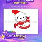 Free Santa Hat Free Red Dress Hello Kitty Free SVG - Instant Download