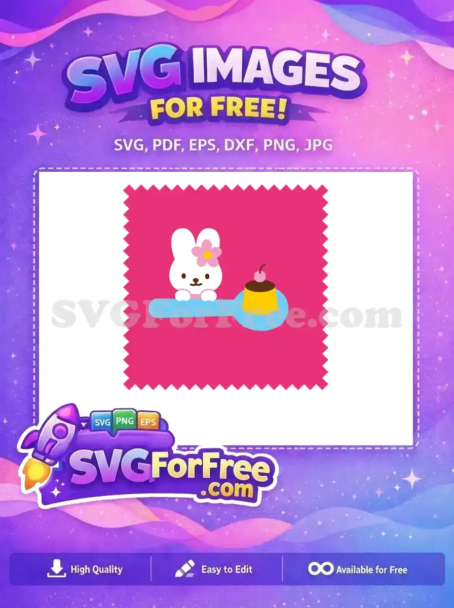 Free Flower Crown Hello Kitty Free Pudding Dessert Free SVG