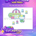 Free Soda Fountain Free Sundaes Cones Hello Kitty Free SVG - Instant Download