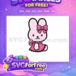 Free Pink Bow Hello Kitty Free Dress Apron Hello Kitty Free SVG - Instant Download