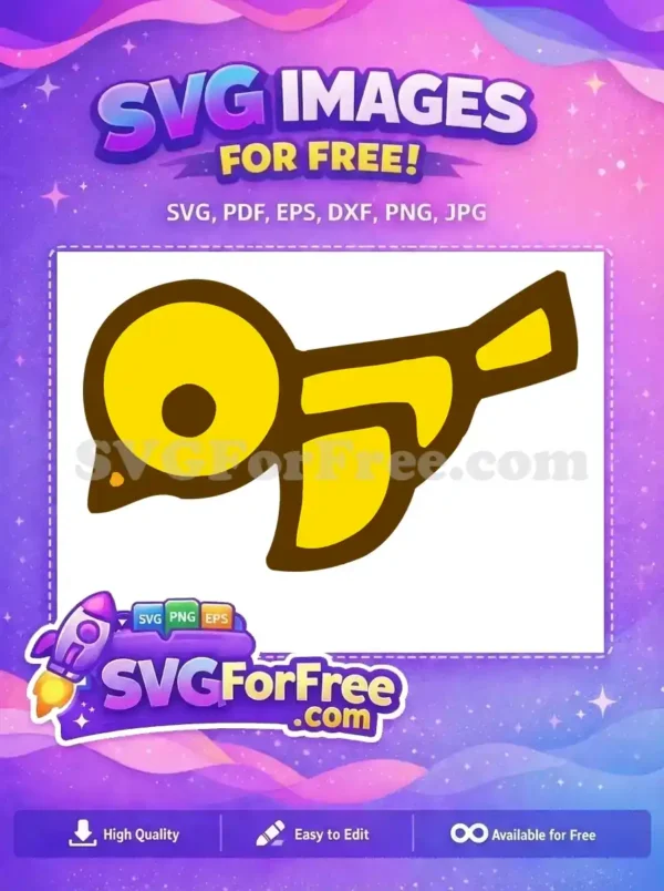 Free Yellow Bird Free Flying Silhouette Hello Kitty Free SVG